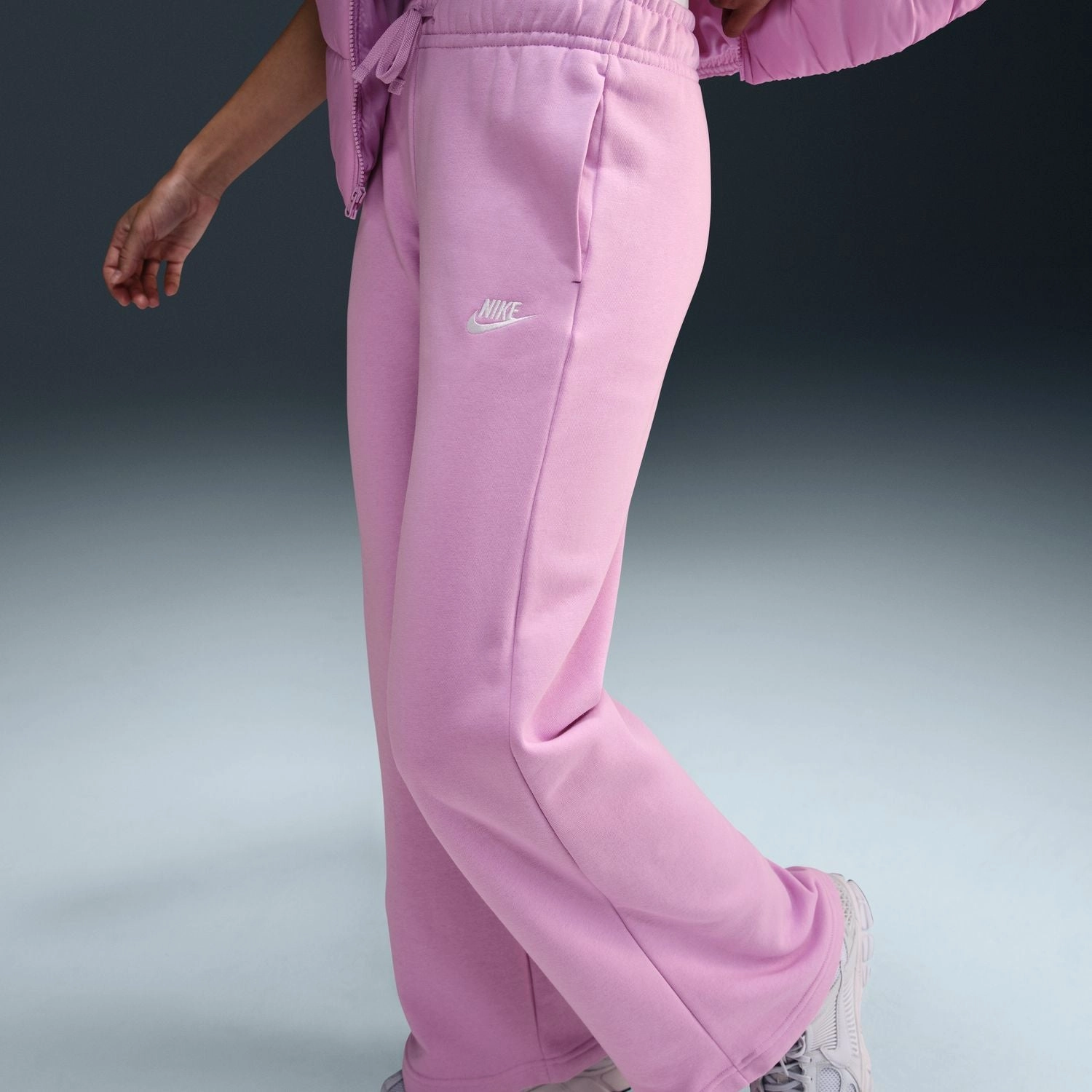 nike Club Fleece Wide Pant - Womens