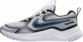 Nike Cosmic Runner Big Kids' Road Running Shoes (HM4402-006, Pure Platinum/Black/White/Blue Beyond)