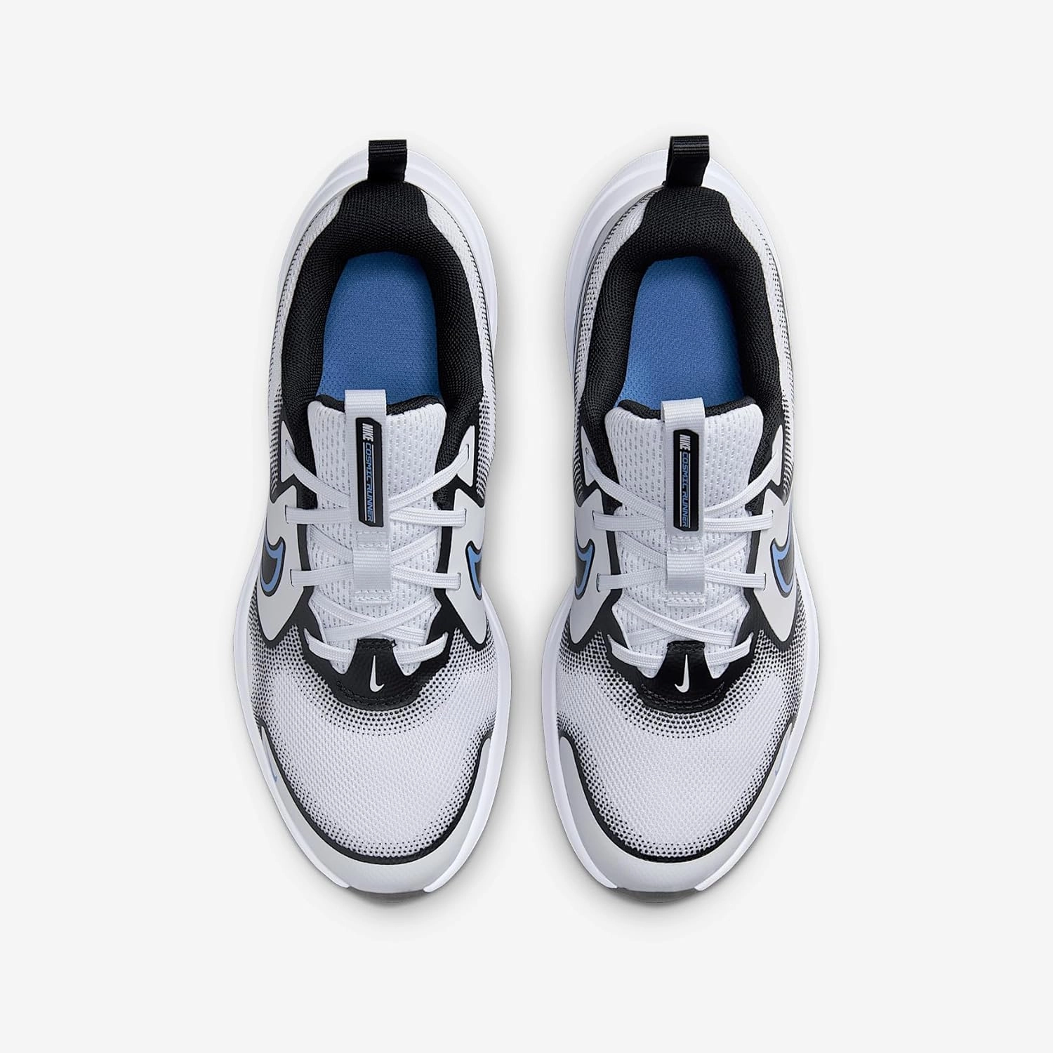 Nike Cosmic Runner Big Kids' Road Running Shoes (HM4402-006, Pure Platinum/Black/White/Blue Beyond)
