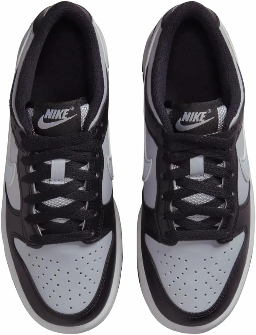 Nike Dunk Low Big Kids' Shoes (HQ3810-001, Black/Wolf Grey)