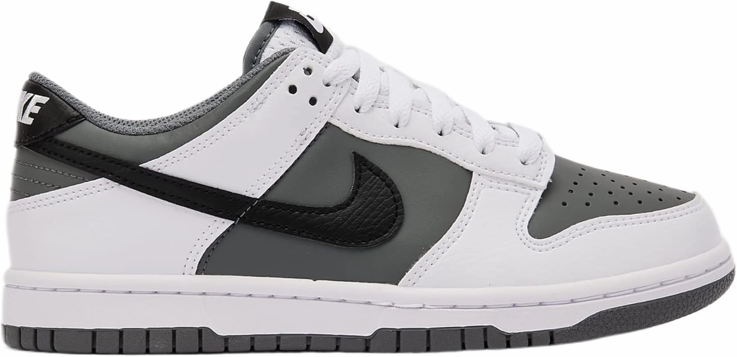Nike Dunk Low Grade-School (HJ9202-100, White/Black)