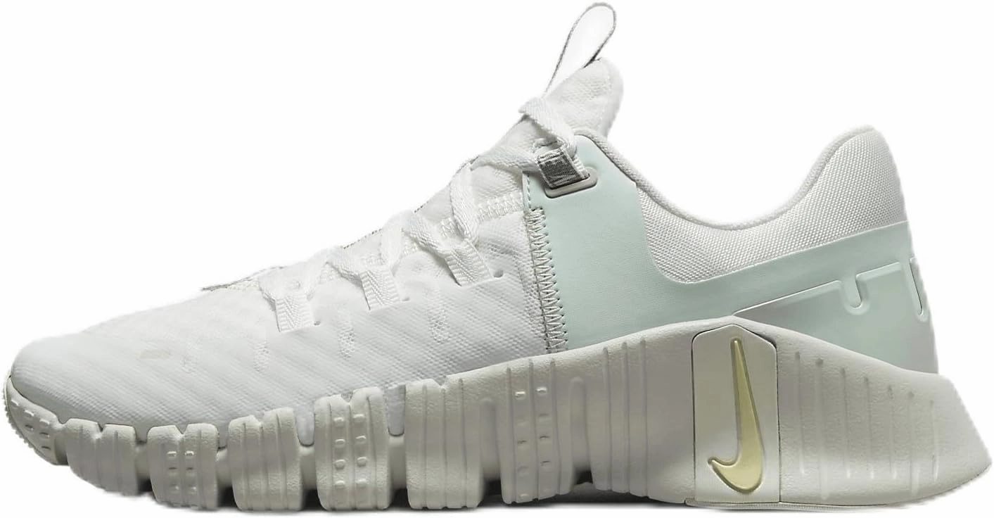 Nike Free Metcon 5 Premium Women's Workout Shoes (FJ1548-100, Summit White/Sea Glass/Barely Green/Light Lemon Twist)