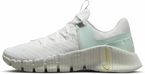 Nike Free Metcon 5 Premium Women's Workout Shoes (FJ1548-100, Summit White/Sea Glass/Barely Green/Light Lemon Twist)