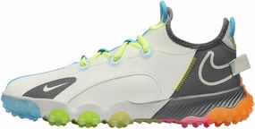 Nike Future Field Little/Big Kids' Cleats (DJ6949-101, Sail/Sonic Yellow/Hyper Pink/Dark Grey) Size 4.5
