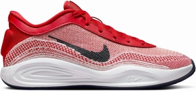 Nike G.T. Hustle Academy Mens Basketball Trainers FJ7791 Sneakers Shoes (UK 10 US 11 EU 45, University red Obsidian White 600)