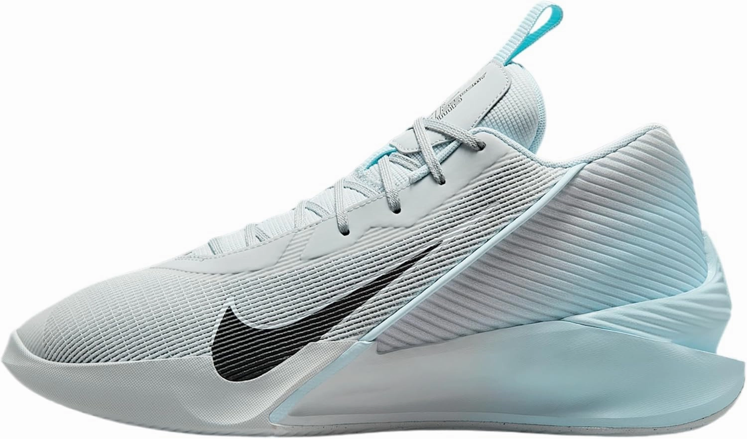 Nike G.T. Jump Academy Basketball Shoes (FV5524-002, Pure Platinum/Glacier Blue/Light Lemon Twist/Medium Ash) Size 7
