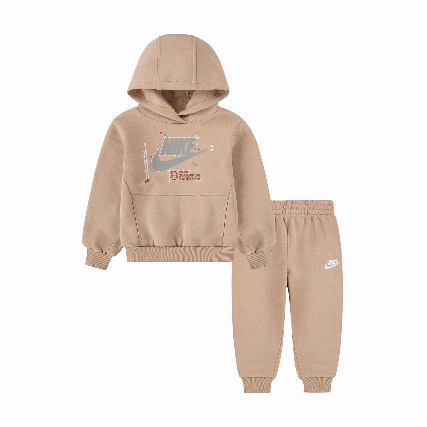 nike HBR Futura PO Hoody Fleece Set - Toddler