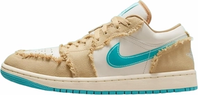 Nike Jordan Women's Air Jordan 1 Low Sneakers Sesame/Dusty Cactus HF4983-252 - Size 10.5w