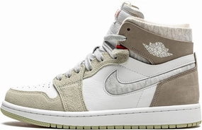 Nike Jordan Womens WMNS Air Jordan 1 Zoom CMFT CT0979 102 Olive Aura - Size 12W