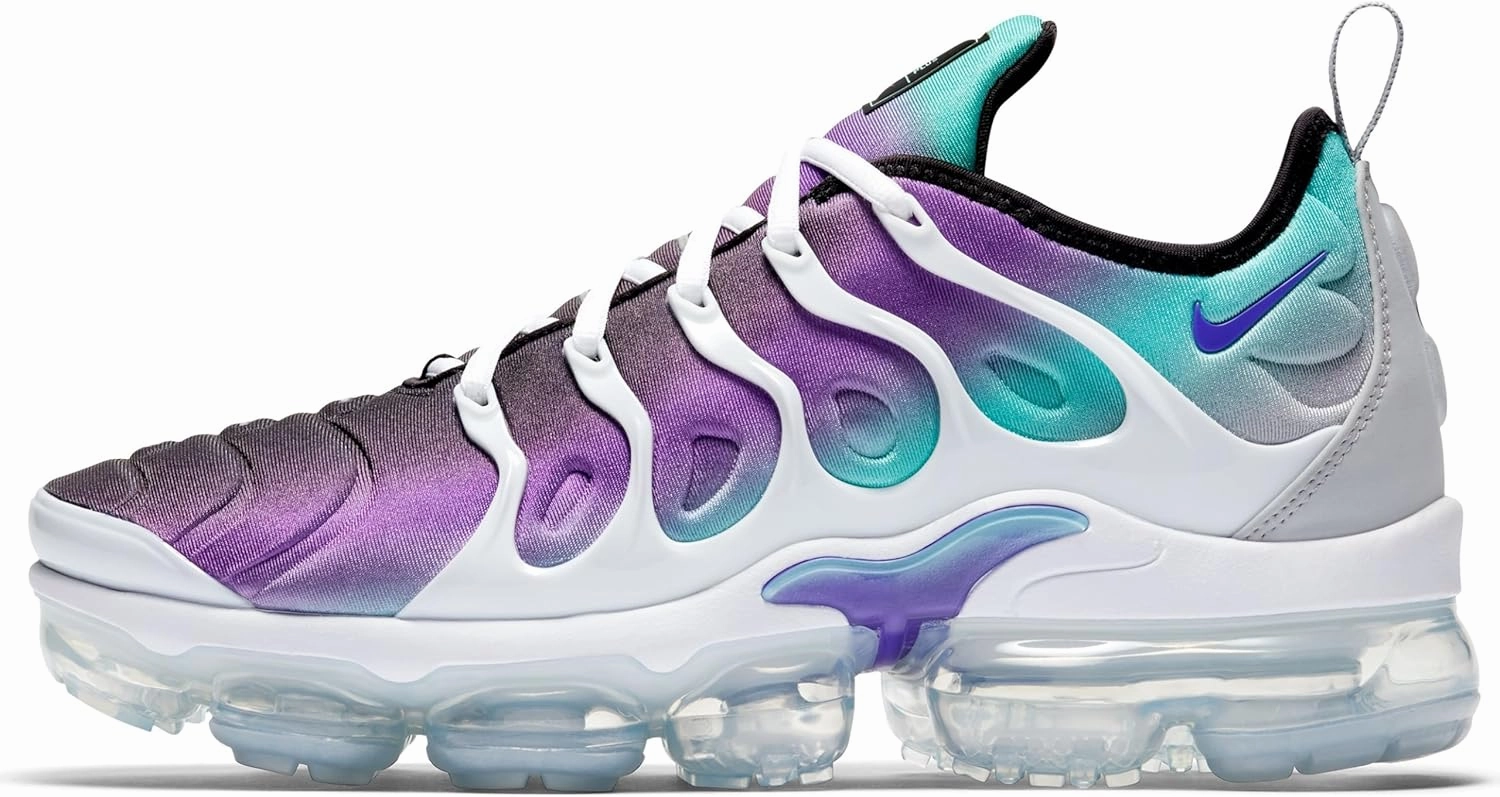 NIKE Men's Sneakers Track Shoe, White Purple, 11.5 AU