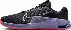 Nike Metcon 9 AMP Women's Workout Shoes (DZ2537-003, Black/Lilac Bloom/Barely Grape/Metallic Silver) Size 6