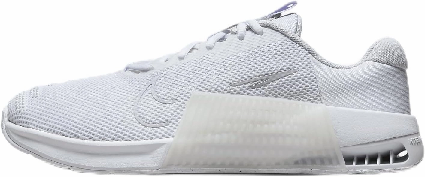 Nike Metcon 9 AMP Women's Workout Shoes (DZ2537-103, White/Pure Platinum) Size 7.5