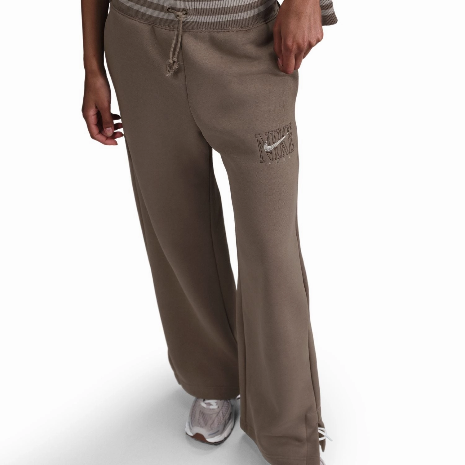 nike Phoenix Fleece Wide HR Graphic Pant - Womens