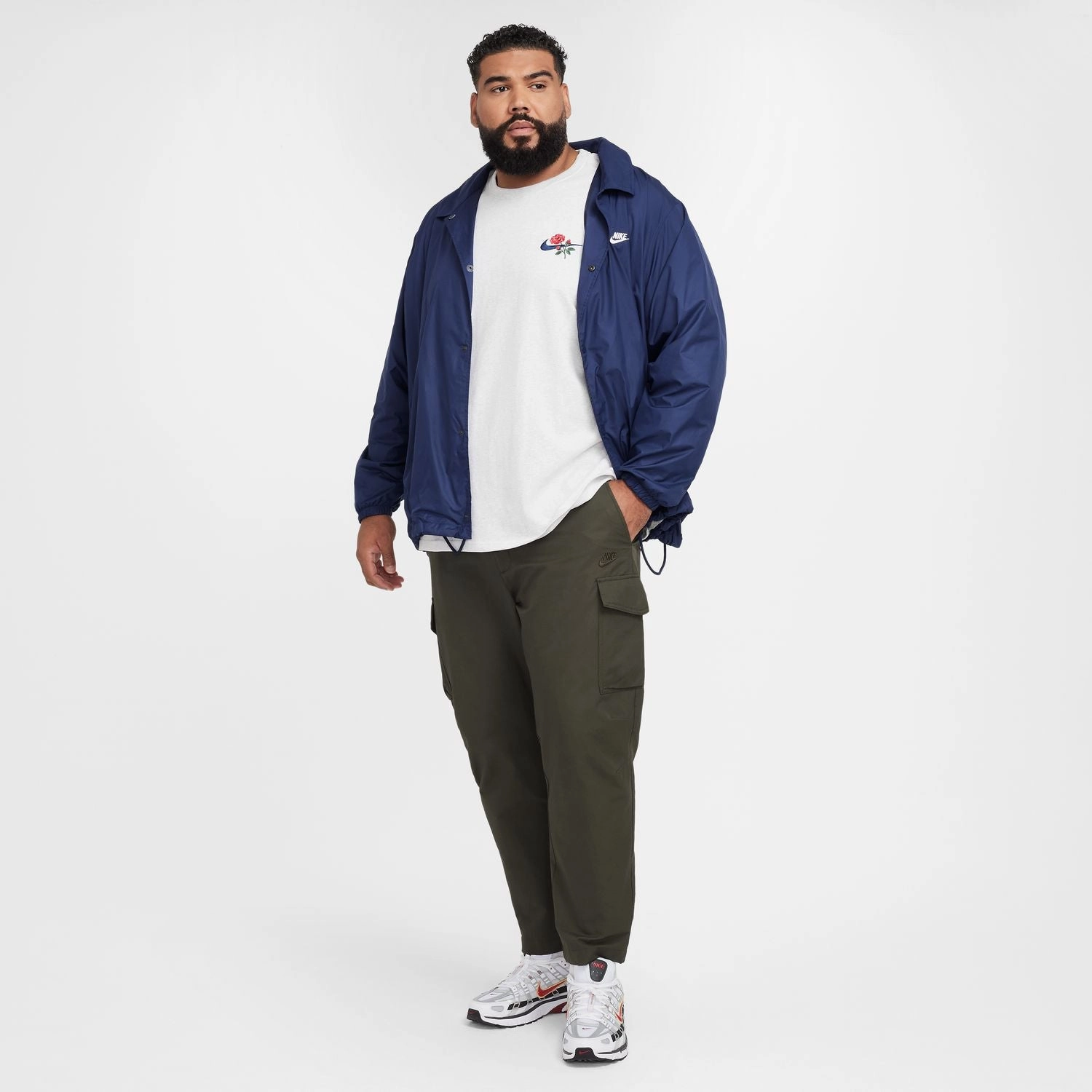 nike Rose Embroidered Heavyweight Tee - Mens
