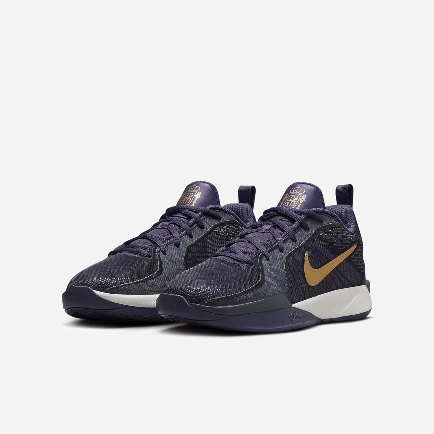 Nike Sabrina 2 Big Kids' Basketball Shoes (FZ7302-500, Dark Raisin/Anthracite/Pale Ivory/Metallic Gold)
