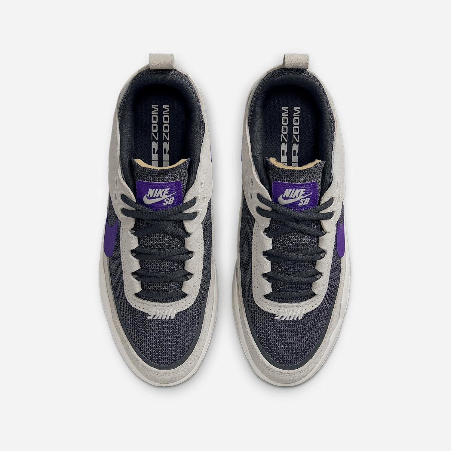 Nike SB Day One Big Kids' Skate Shoes (FN4210-004, Phantom/Dark Smoke Grey/Summit White/Court Purple)