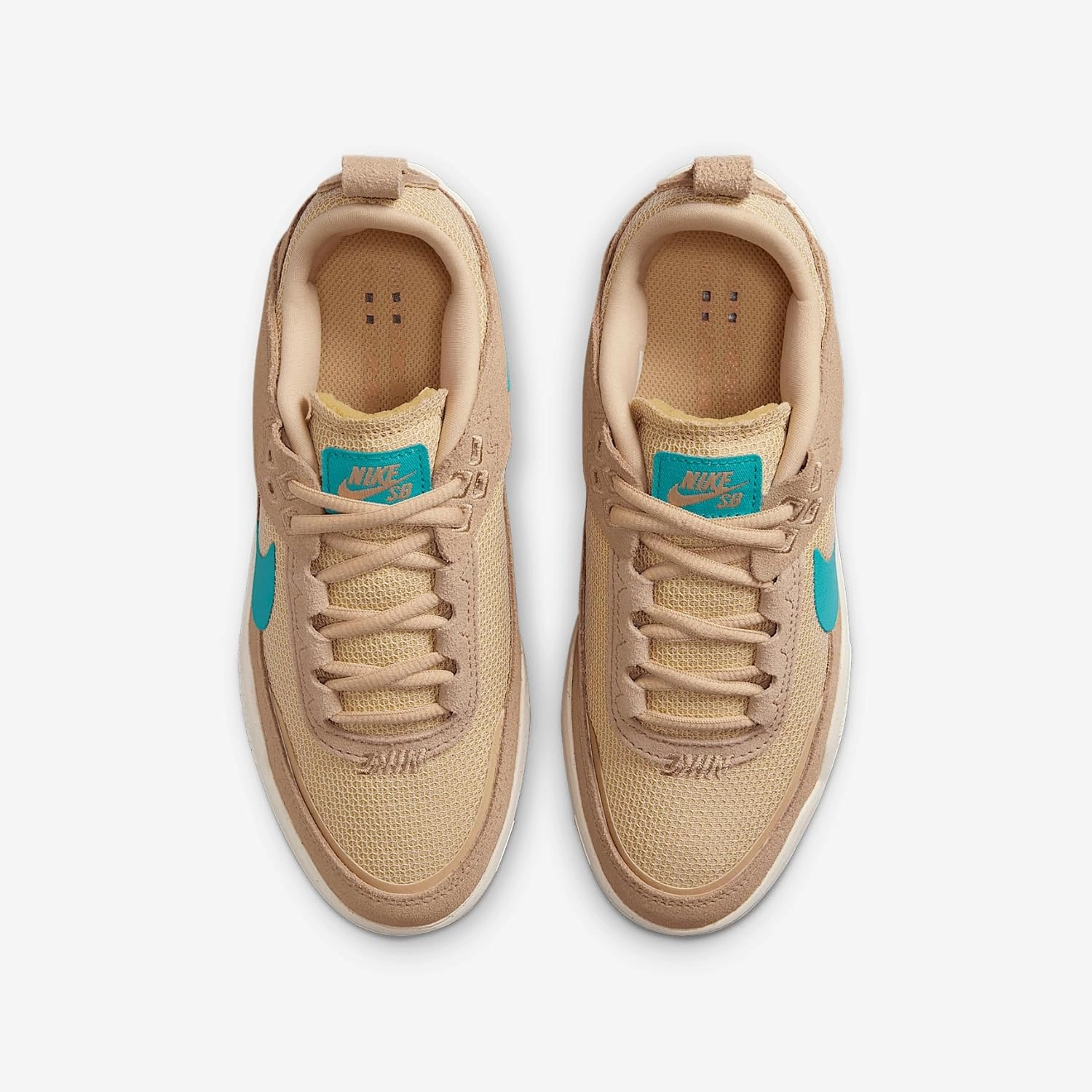 Nike SB Day One Big Kids' Skate Shoes (FN4210-200, Hemp/Sesame/Sail/Dusty Cactus)