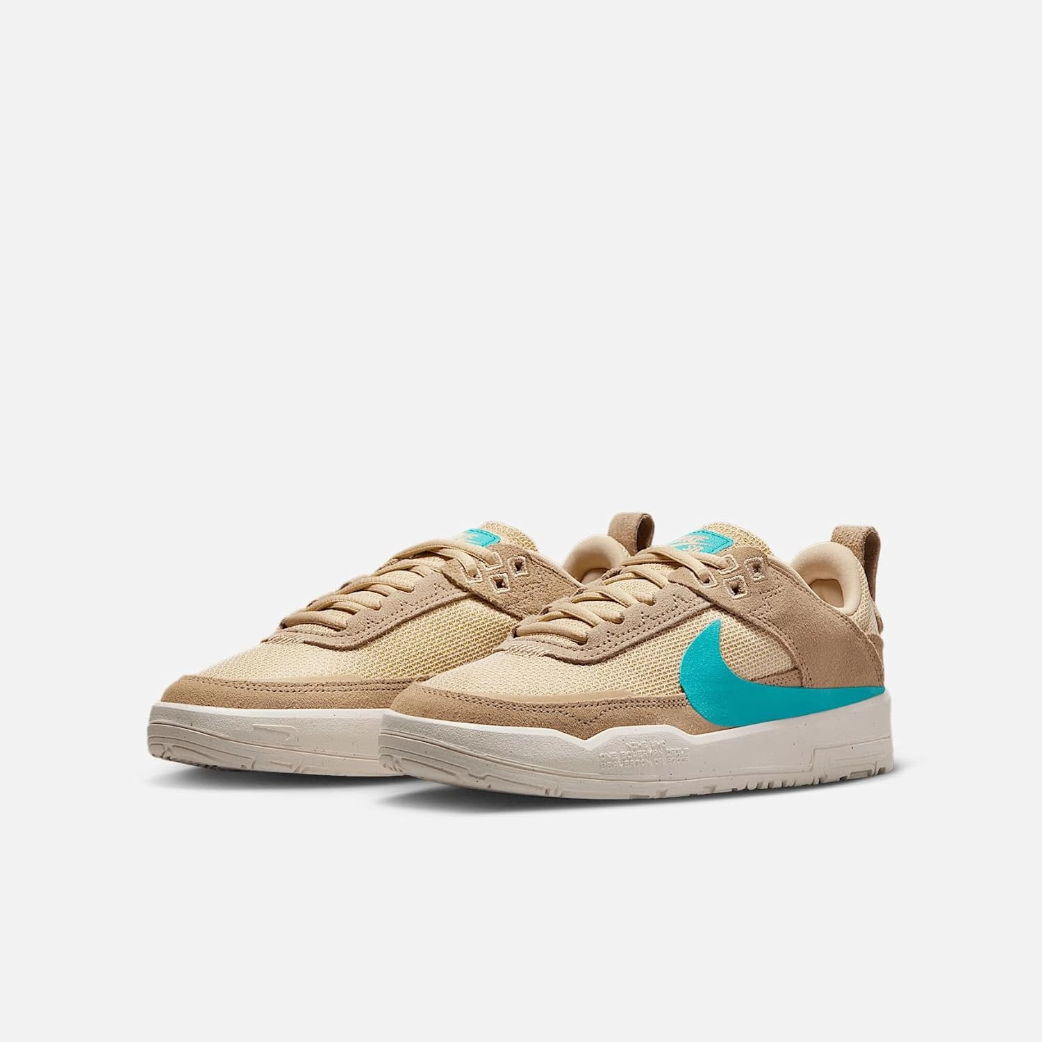 Nike SB Day One Big Kids' Skate Shoes (FN4210-200, Hemp/Sesame/Sail/Dusty Cactus)