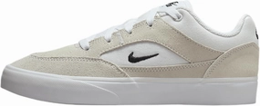 Nike SB Malor Big Kids' Skate Shoes (HF1205-101, White/Summit White/Gum Light Brown/Black)