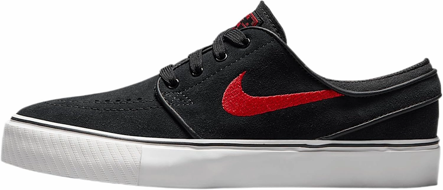 Nike SB Stefan Janoski Big Kids' Skate Shoes (525104-028, Black/Black/Summit White/University Red)