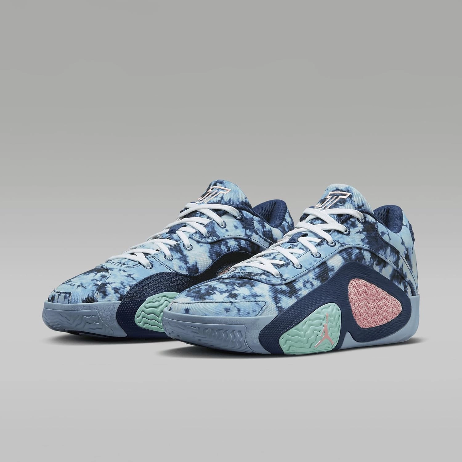 Nike Tatum 2 "Denim Basketball Shoes (HJ4420-400, Blue Void/Leche Blue/Tropical Twist)
