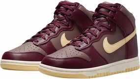Nike Women's Dunk HIGH - 5.5 US - Plum Eclipse/Pale Vanilla