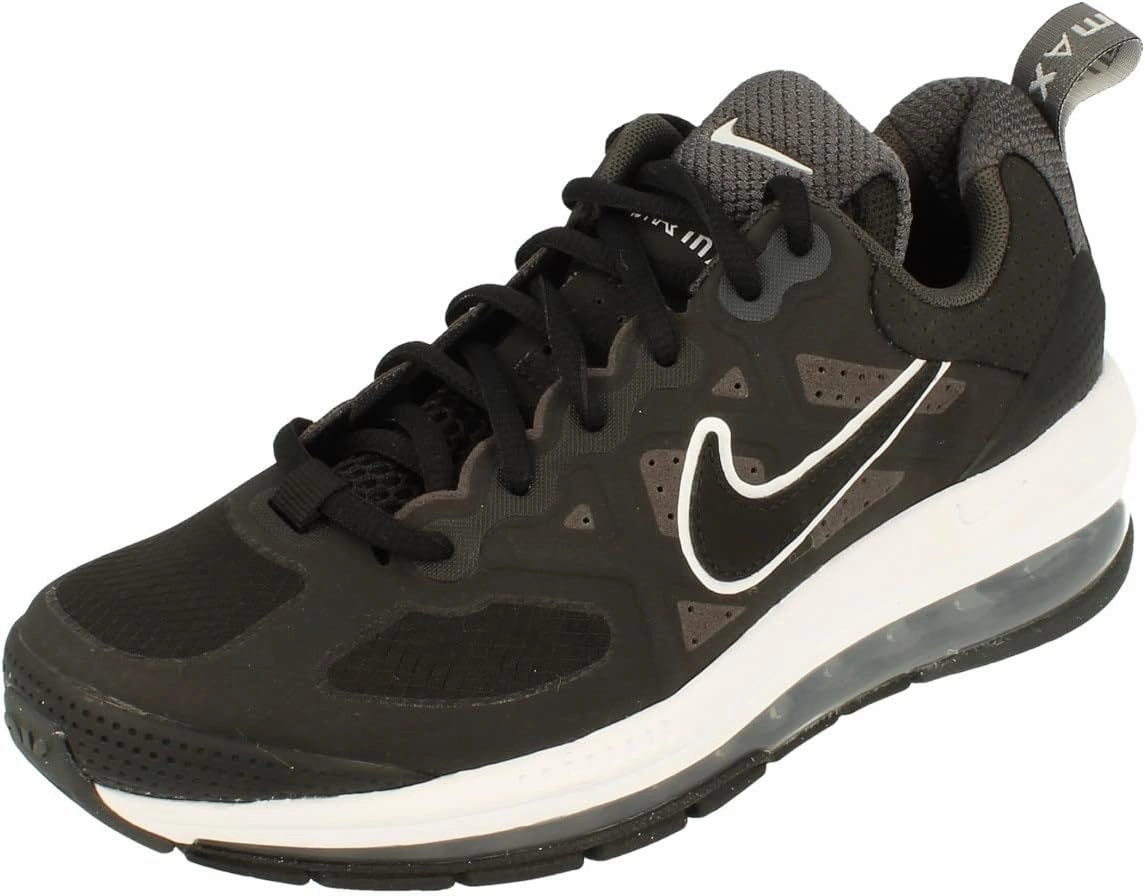 Nike Womens Air Max Genome Running Trainers CZ1645 Sneakers Shoes (UK 4 US 6.5 EU 37.5, Black Metallic Anthracite White 002)