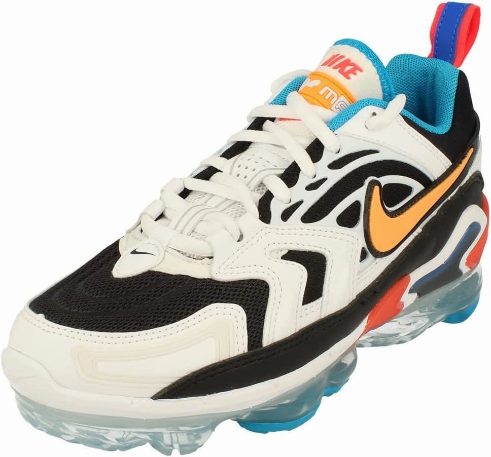 Nike Womens Air Vapormax EVO Running Trainers DC9992 Sneakers Shoes (UK 4.5 US 7 EU 38, Black Bright Citrus White 002)