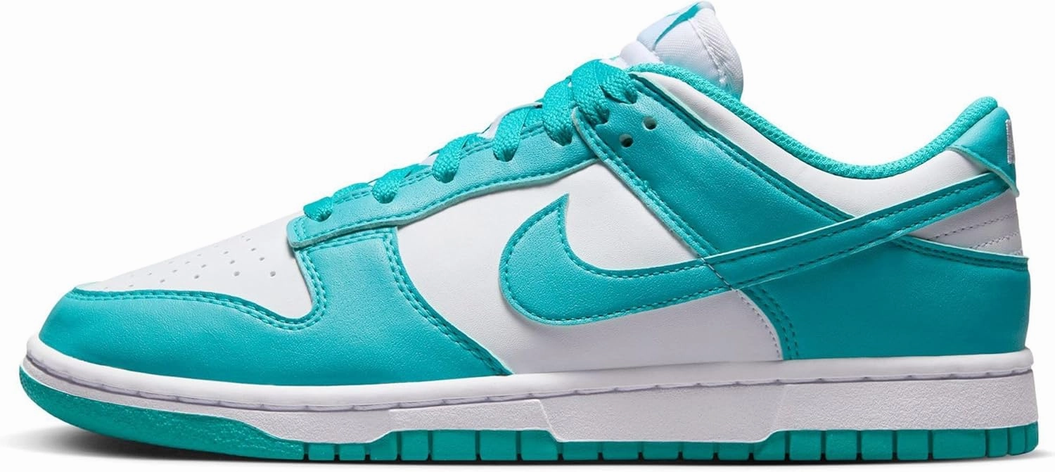 Nike Womens Dunk Low Next Nature, White/Dusty Cactus,Size 7