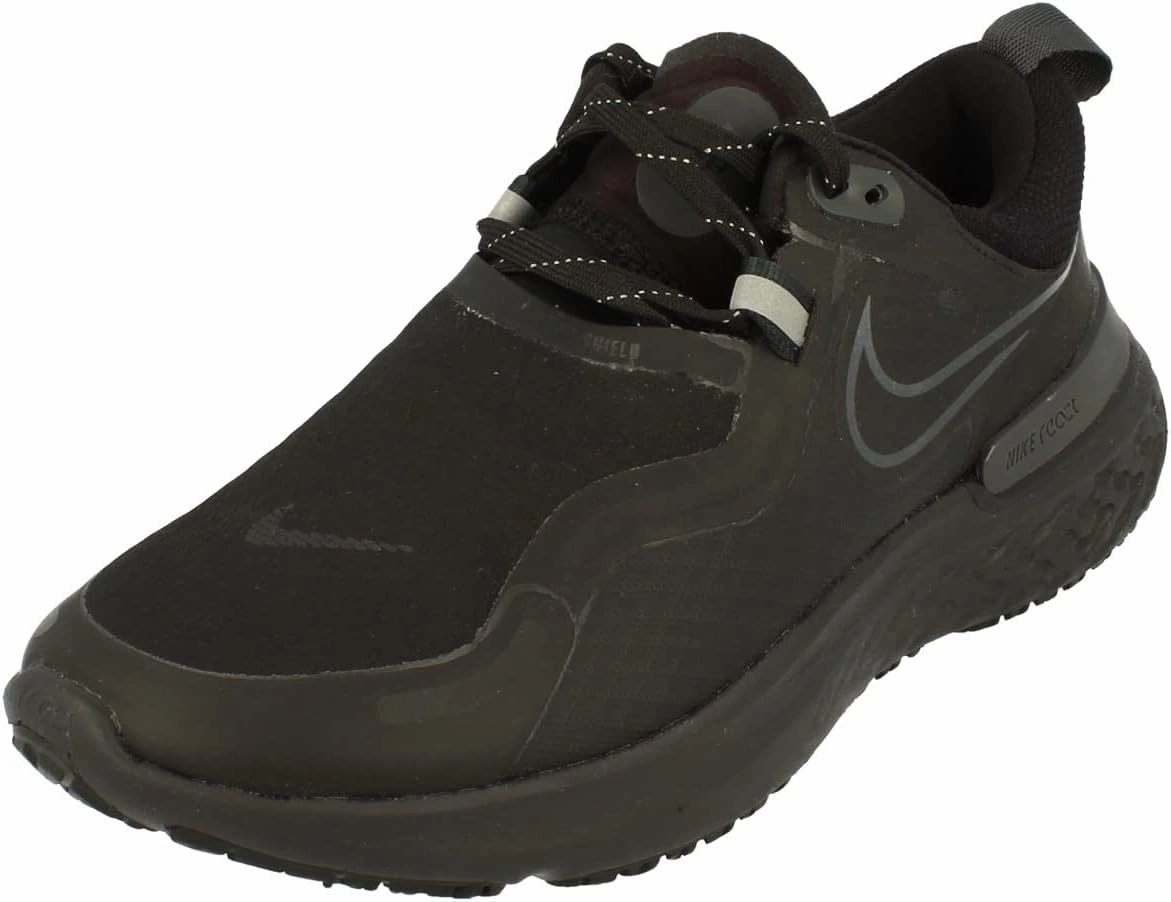 Nike Womens React Miler Shield Running Trainers CQ8249 Sneakers Shoes (UK 6.5 US 9 EU 40.5, Black Anthracite 001)