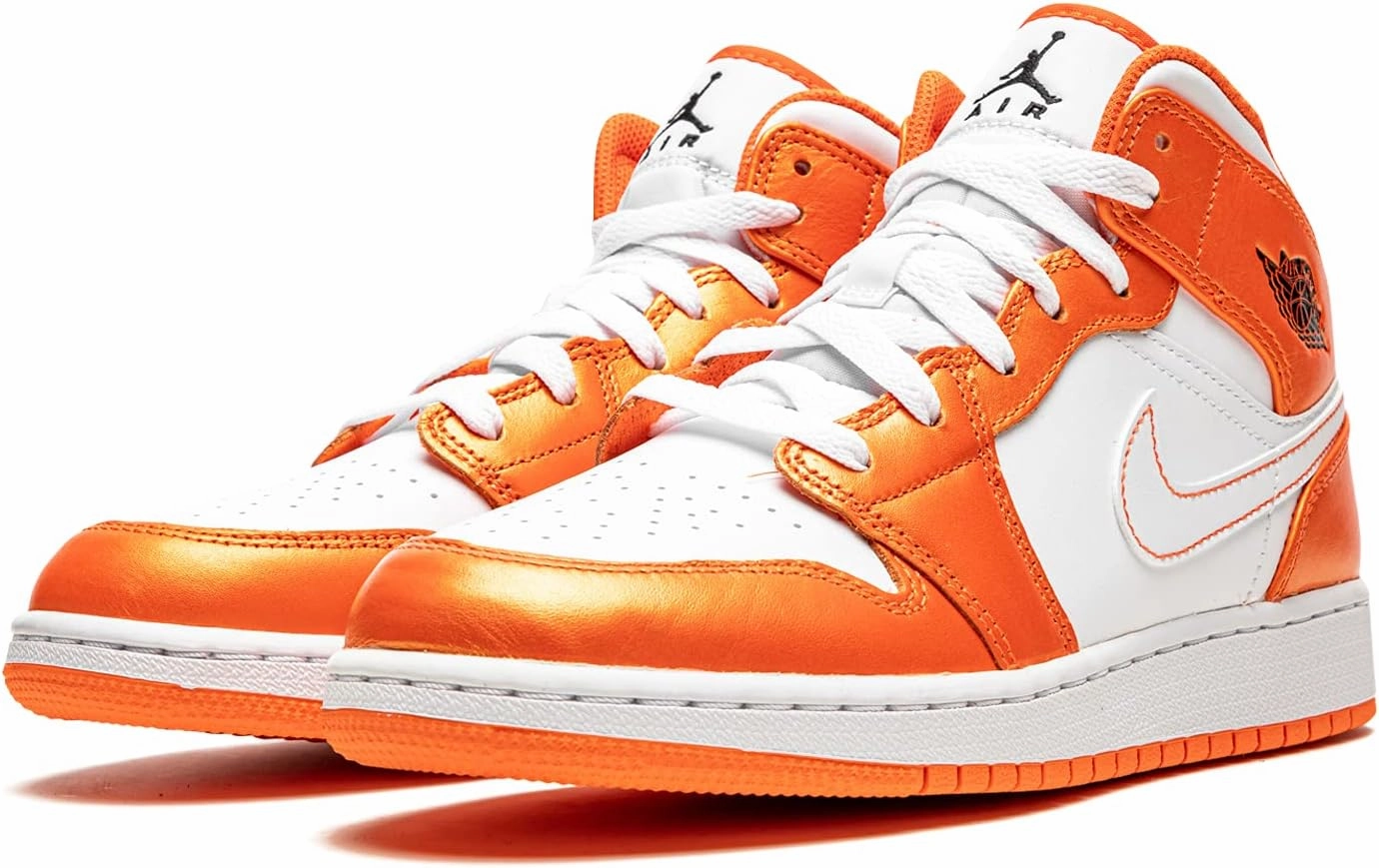 Nike Youth Air Jordan 1 Mid Se GS Electro Orange