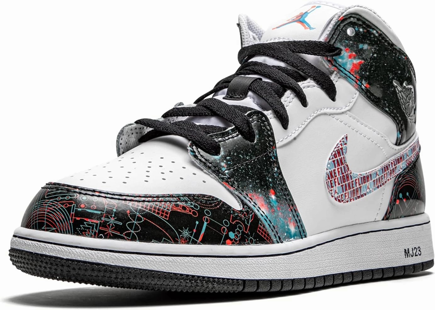 Nike Youth Air Jordan 1 Mid Se GS Electro Orange