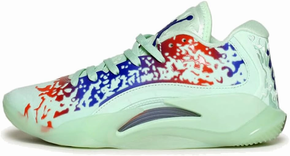 Nike Zion 3 Big Kids' Basketball Shoes (DV3869-300, Mint Foam/Psychic Purple/Flash Crimson) Size 5.5