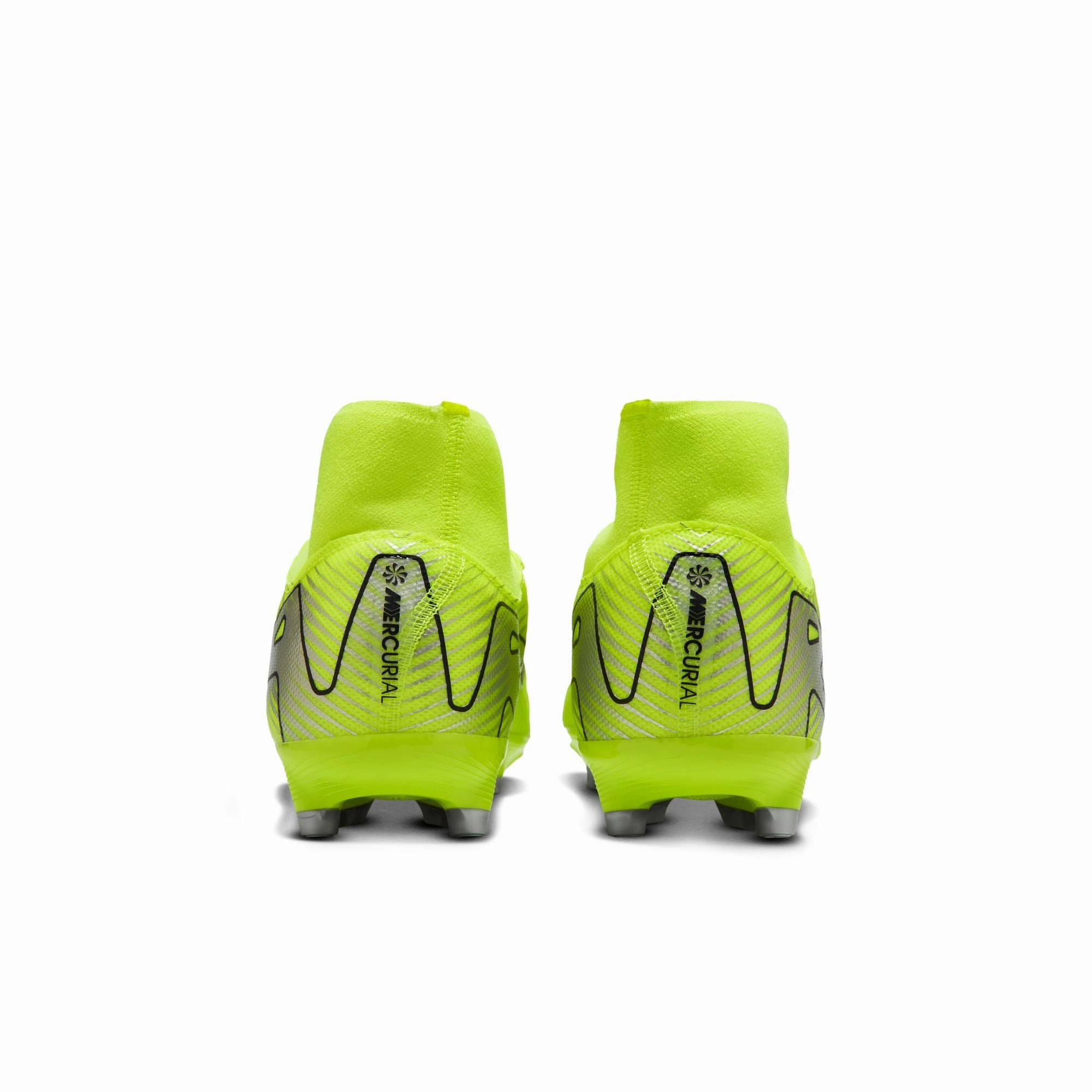 Nike Zoom Superfly Academy FG/MG Firm Ground Soccer Shoes - Metallic Silver/Volt Black