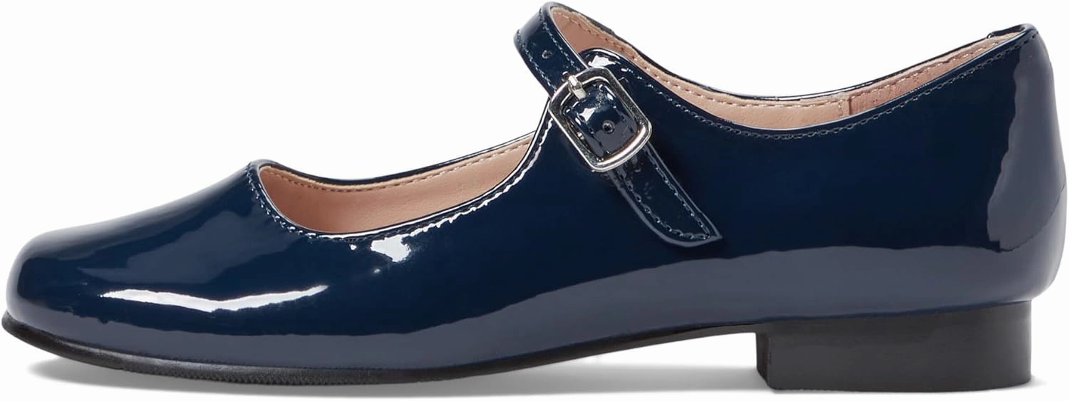 NINA Girls' Bonnett Mary Jane - Elegant Leather Dress Shoes, Comfortable, Stylish, Perfect for Parties & Weddings
