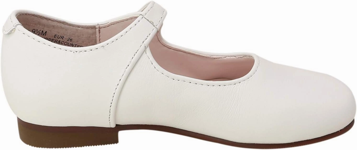 NINA Girls' Bonnett Mary Jane - Elegant Leather Dress Shoes, Comfortable, Stylish, Perfect for Parties & Weddings