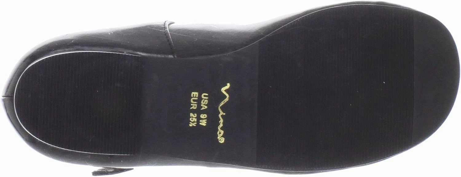 NINA Girls' Bonnett Mary Jane - Elegant Leather Dress Shoes, Comfortable, Stylish, Perfect for Parties & Weddings