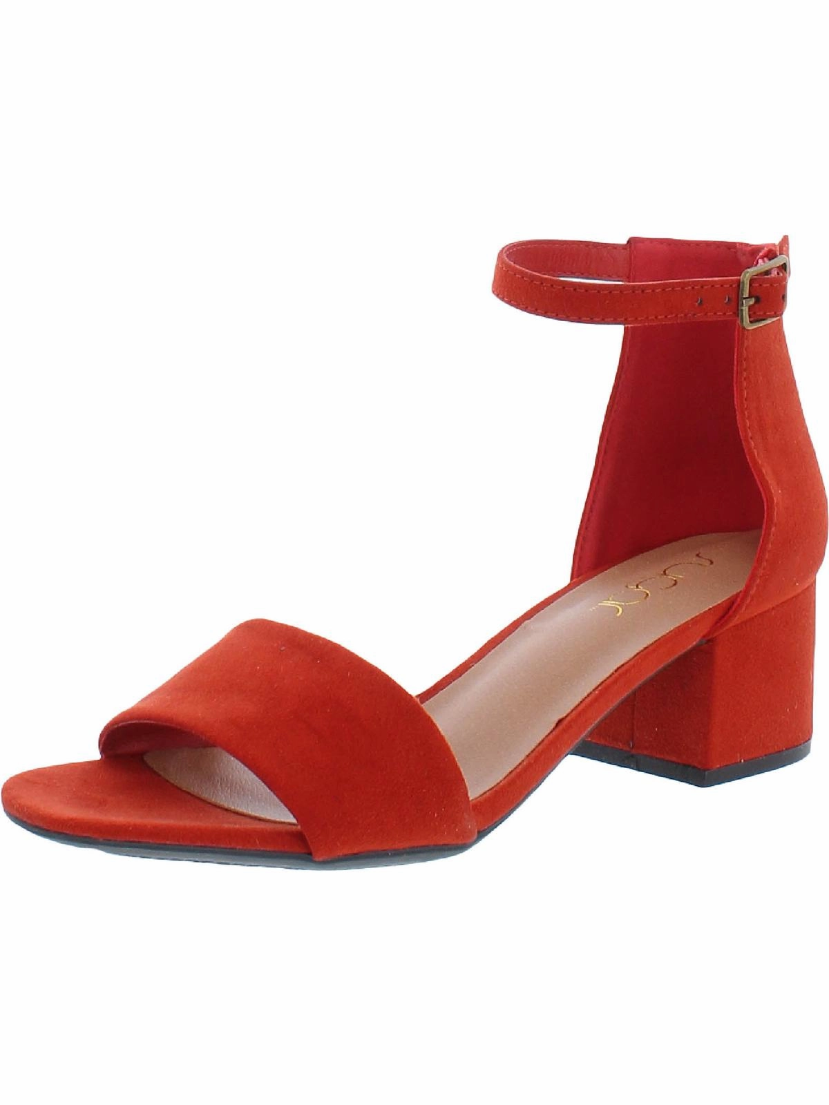 Noelle Womens Ankle Strap Heel Sandals