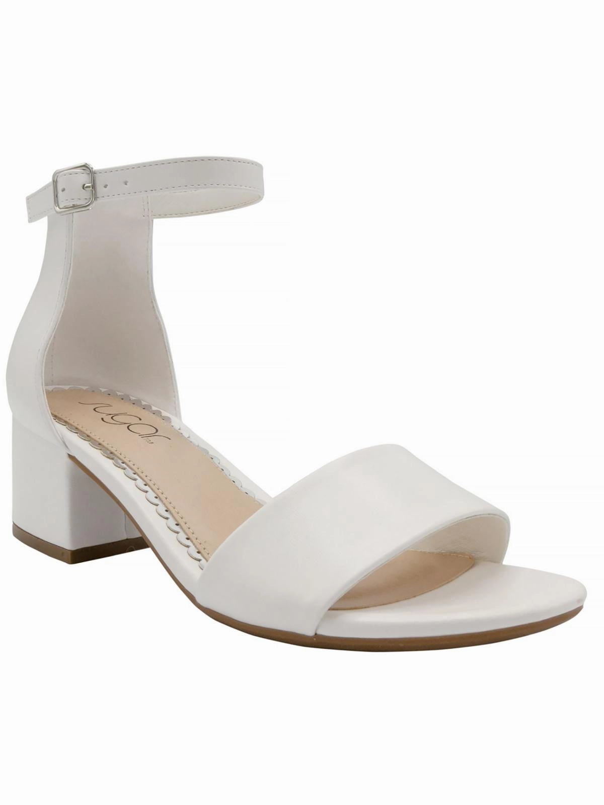 Noelle Womens Ankle Strap Heel Sandals