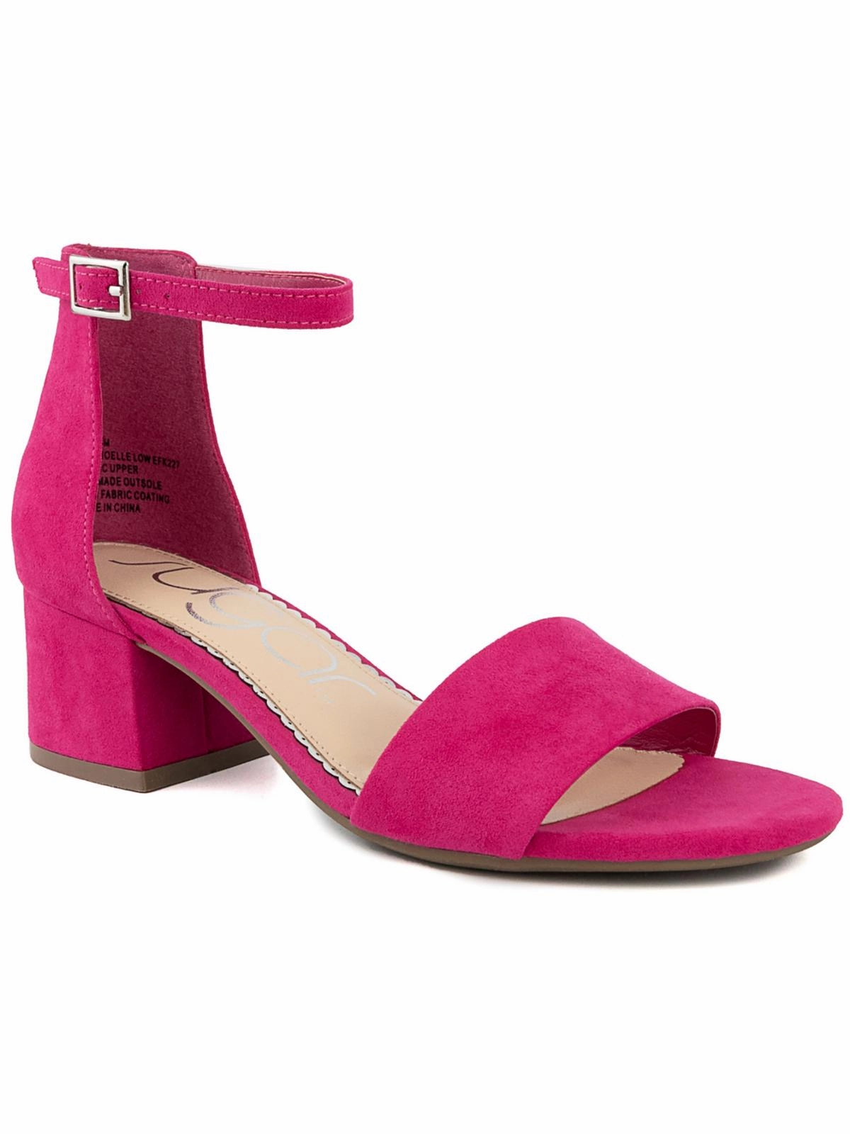 Noelle Womens Ankle Strap Heel Sandals