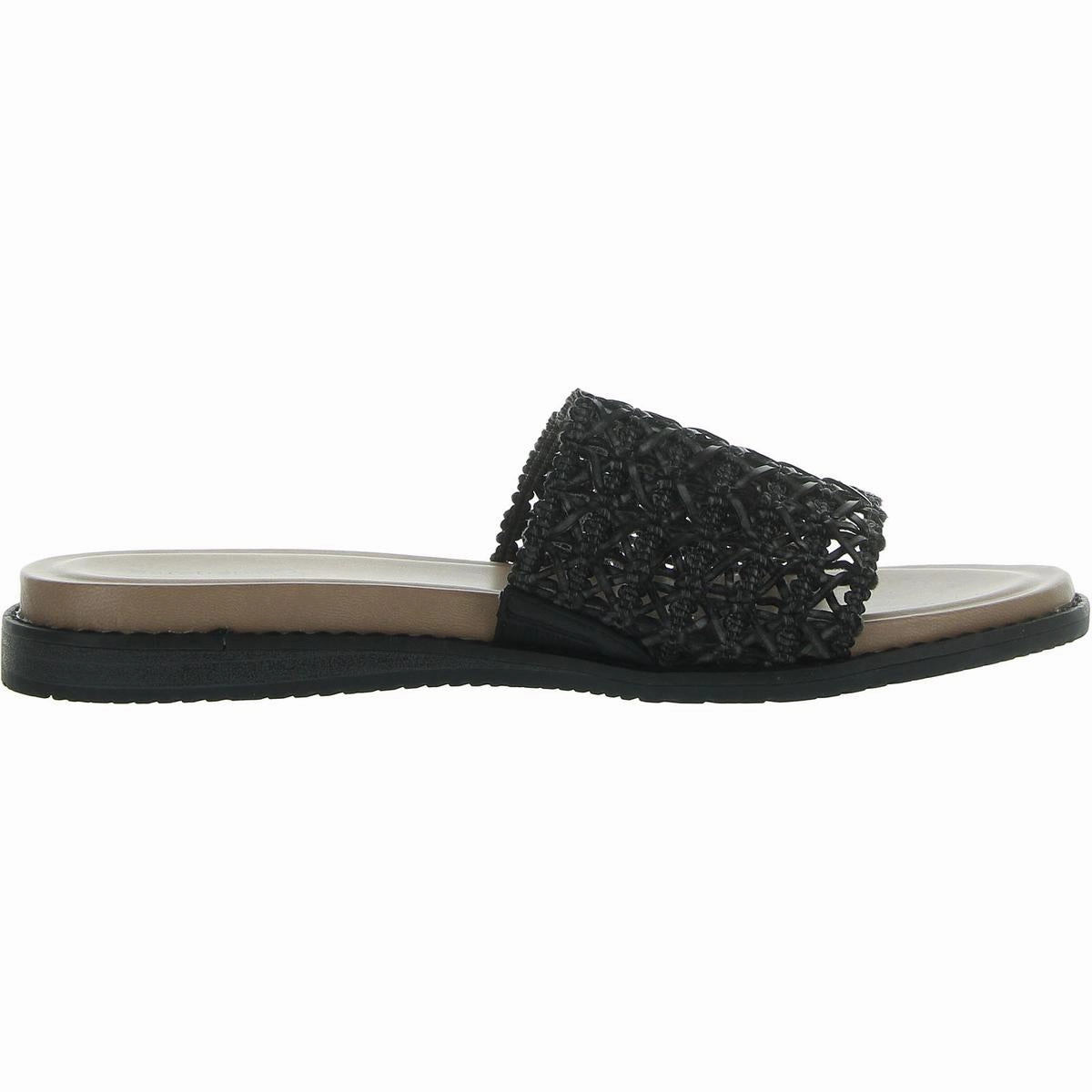 Noya Womens Woven Manmade Slide Sandals