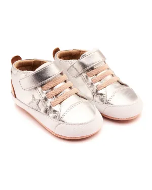 Old Soles Platinum Bub Leather Sneaker