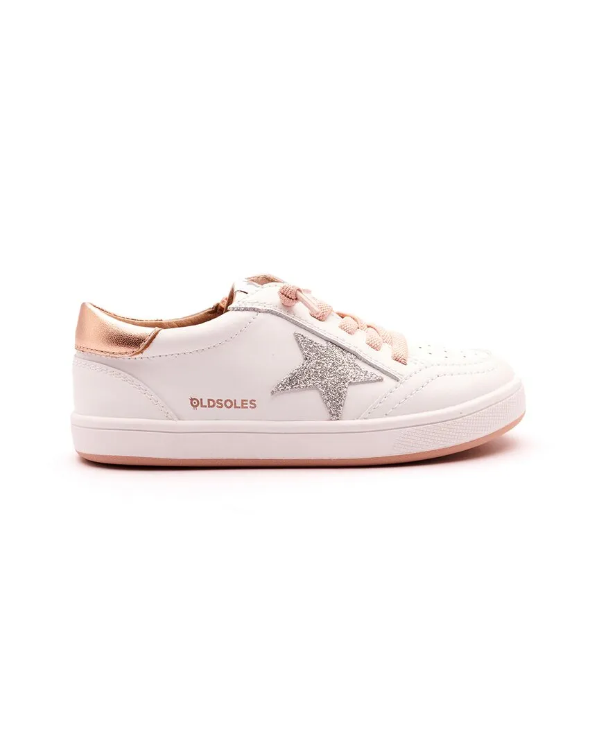 Old Soles Platinum Runner Leather Sneaker