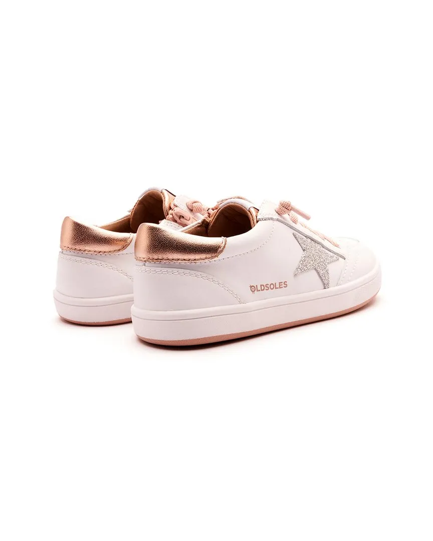 Old Soles Platinum Runner Leather Sneaker
