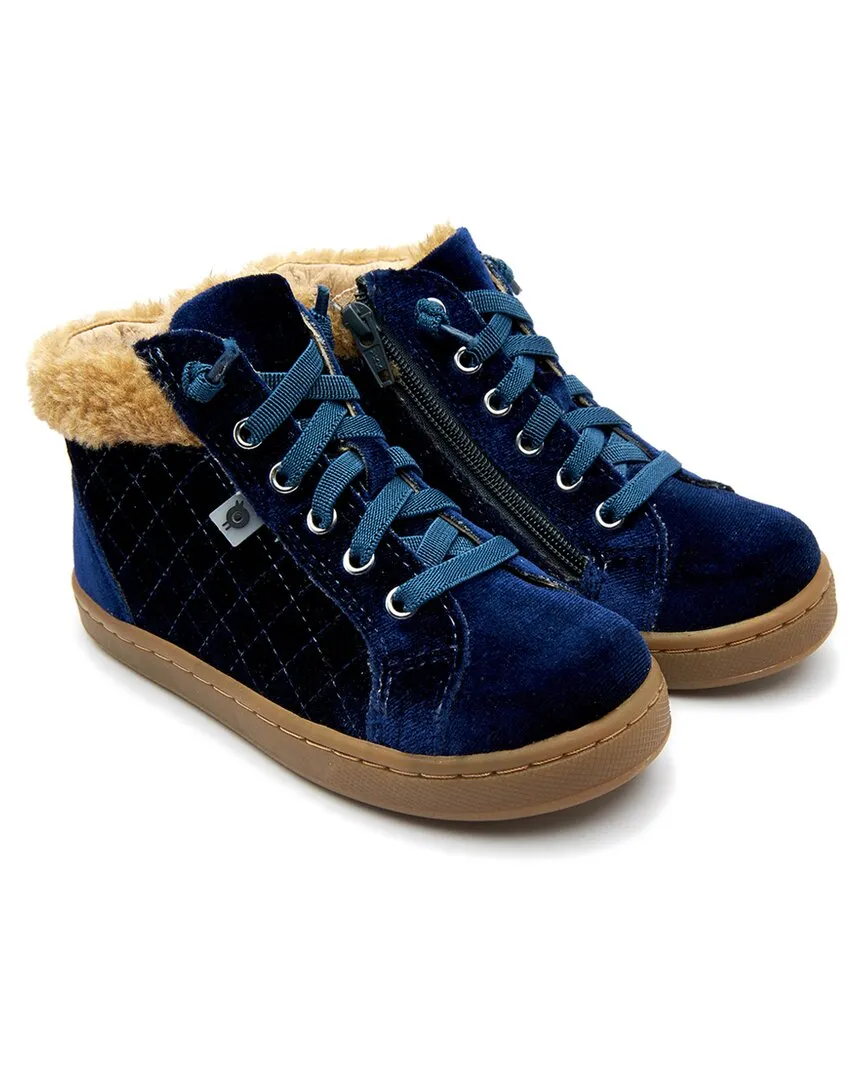 Old Soles Plushier Leather & Velvet High-Top Sneaker