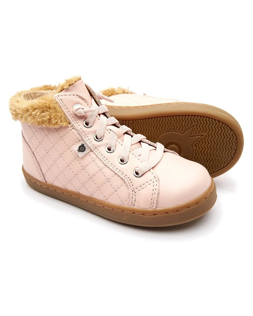 Old Soles Plushier Leather & Velvet High-Top Sneaker
