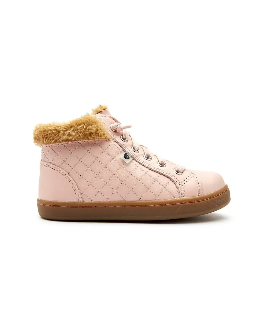 Old Soles Plushier Leather & Velvet High-Top Sneaker
