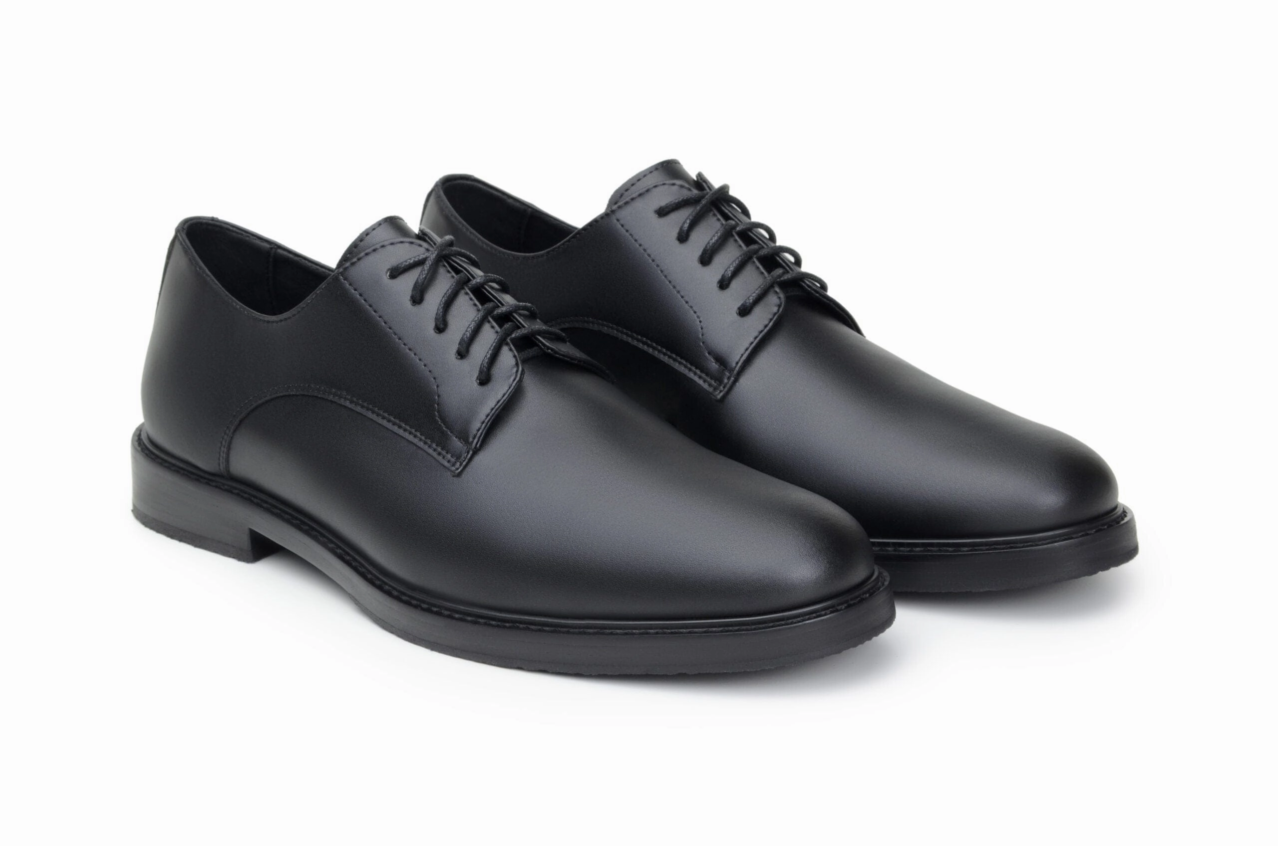 Olof Men's Vegan Leather Derby | Black