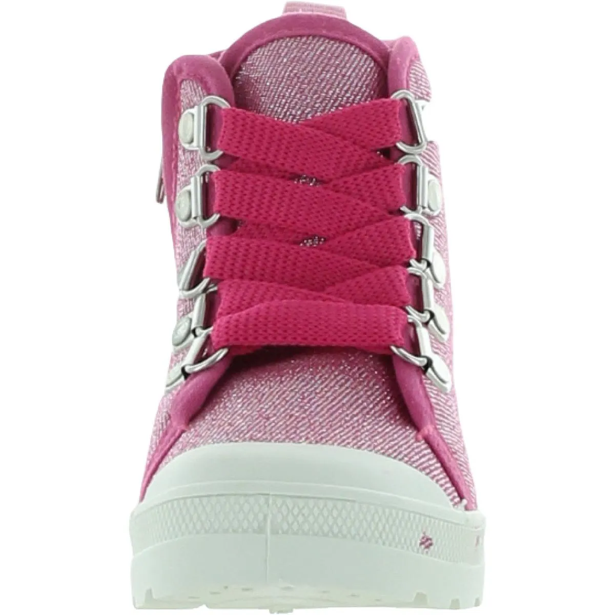 Omra Girls Glitter High-Top Sneakers
