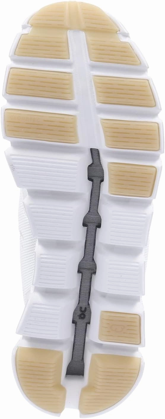 On Running Cloud 5 Women's Athletic Shoes, Undyed White, Gum Sole